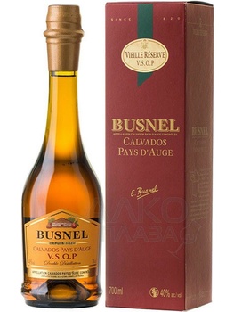 Calvados de Pays d’Auge Busnel VSOP - кальвадос де Пэи д’Ож Бюснель ВСОП 0.7 л