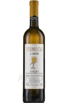 Venica l’Adelchi Collio Ribolla Gialla - вино Веника л’Адельчи Риболла Джиалла Коллио 0.75 л белое сухое