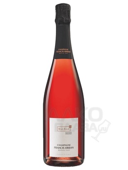 Francis Oban Brut Rose - шампанское Франсис Орбан Брют Розе Менье брют 0.75 л
