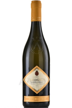 Aleksandrovic Chardonnay - вино Александрович Шардоне 0.75 л белое сухое