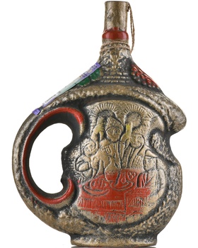 Вино Киндзмараули Джорджиа Кантри Вайнс 1 л красное полусладкое в глиняном кувшине