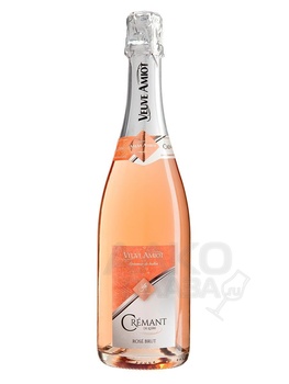 Cremant de Loire Veuve Amiot Brut Rose sparkling wine - игристое  вино Креман де Луар Вёв Амьо Брют Розе 0.75 л