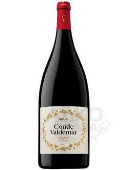 Rioja Conde Valdemar Crianza - сухое вино Конде Вальдемар Крианса 1.5 л