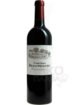 Chateau Beaujard -  сухое вино Помроль Шато Борегар 0.75 л 