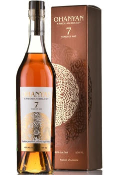 Коньяк Оганян 7 лет 0.5 л в п/у