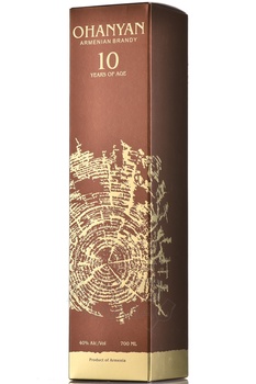 Коньяк Оганян 10 лет 0.7 л в п/у
