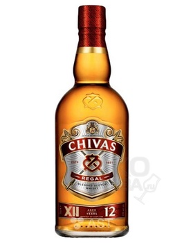 Chivas Regal whisky - виски Чивас Ригал 12-летний 0.75 л