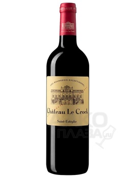 Chateau Le Crock AOC Saint-Estephe - вино Шато Ле Крок АОС Сент-Эстеф 2019 год 0.75 л красное сухое