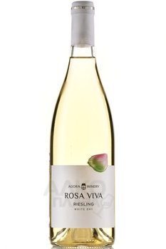 Вино Агора Роза Вива Рислинг 0.75 л белое сухое