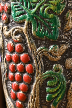 Вино Саперави Джорджиа Кантри Вайнс 1 л красное сухое в глиняном кувшине