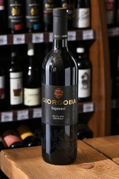 Вино Саперави серия Гиоргоба 0.75 л красное сухое