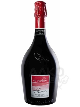 La Tordera Alne Millesimato Extra Dry Prosecco Treviso DOC - игристое вино Ла Тордера Альне Миллезимато Просекко 0.75 л белое экстра драй
