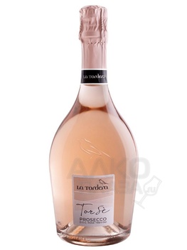 Prosecco Rose Treviso La Tortera Tor Se - игристое вино брют Просекко Розе Тревизо Ла Тордера Тор Сэ 0.75 л