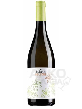 Lazio Federici Bellone - вино Лацио Федеричи Беллоне белое сухое 0.75 л