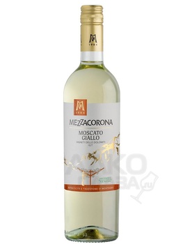 Trentino Mezzacorona Moscato Giallo - вино Трентино Меццакорона Москато Джалло сладкое 0.75 л