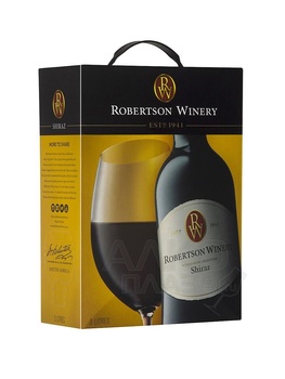 Robertson Winery - вино Робертсон Вайнери Шираз красное сухое 3 л