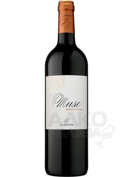 Bordeaux Superior Mus La Favier dry wine Bordeaux Superior - вино Бордо Сюпериор Мюз Ла Фавьер сухое 0.75 л