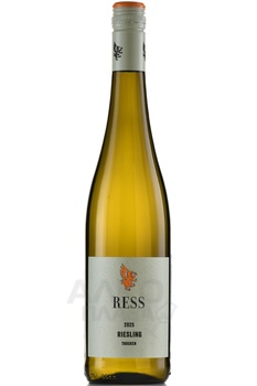 Ress Riesling - вино Ресс Рислинг 0.75 л белое полусухое