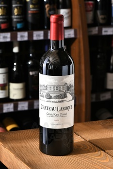 Chateau Laroque Saint Emilion Grand Cru Classe - вино Шато Ларок Гран Крю Классе Сент-Эмильон 2021 год 0.75 л красное сухое