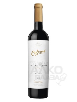 Kolome Altura Maxima - вино Коломе Альтура Максима Мальбек сухое 0.75 л