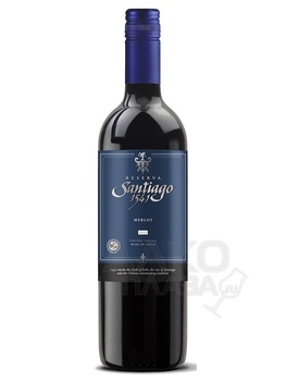 Santiago 1541 Reserva - вино Сантьяго 1541 Резерва Мерло сухое 0.75 л