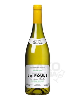 Pay d’Oc La Fouly Chardonnay dry - вино Пэй д’Ок Ла Фуль Шардоне белое сухое 0.75 л
