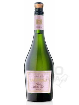 Undurraga Zero Rose - безалкогольное игристое вино Ундуррага Зеро Розе 0.75 л розовое сухое