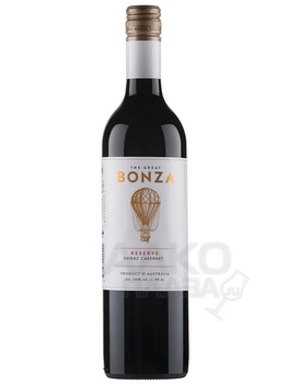 The Great Bonza Reserve Shiraz-Cabernet - вино Грейт Бонза Резерв Шираз-Каберне полусухое 0.75 л