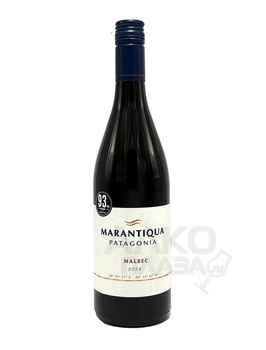 Malbec Marantiqua Patagonia - вино Патагония Марантикуа Мальбек сухое 0.75 л