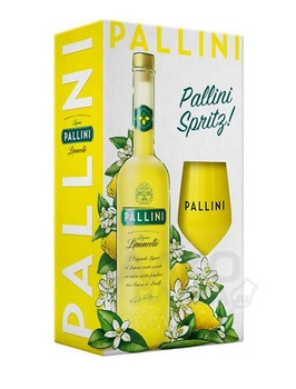 Pallini Limoncello - лимончелло Паллини 0.5 л в подарочном наборе