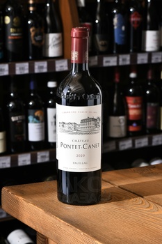 Chateau Pontet-Canet Pauillac AOC 5-me Grand Cru Classe - вино Шато Понте-Кане 2020 год 0.75 л красное сухое
