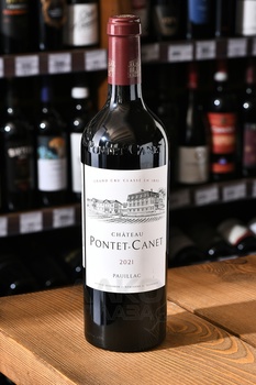 Chateau Pontet-Canet Grand Cru Classe Pauillac - вино Шато Понте-Кане Гран Крю Классе Пойяк 2021 год 0.75 л красное сухое