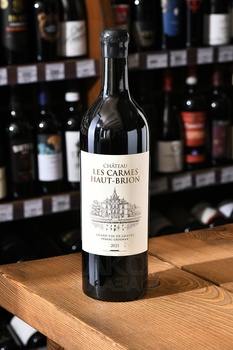 Chateau les Carmes Haut-Brion Pessac-Leognan - вино Шато ле Карм О-Брион Пессак-Леон 2021 год 0.75 л красное сухое