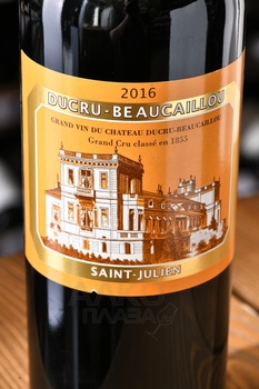 Chateau Ducru-Beaucaillou Saint Julien AOC 2-eme Grand Cru Classe - вино Шато Дюкрю-Бокайю 0.75 л красное сухое