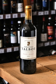Chateau Talbot St-Julien AOC 4-me Grand Cru Classe - вино Шато Тальбо 0.75 л красное сухое