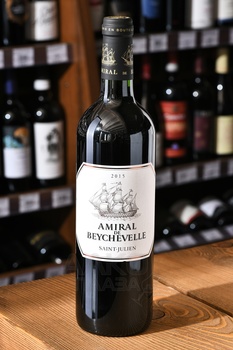 Amiral De Beychevelle Saint-Julien AOC - вино Амираль Де Бешвель 0.75 л красное сухое