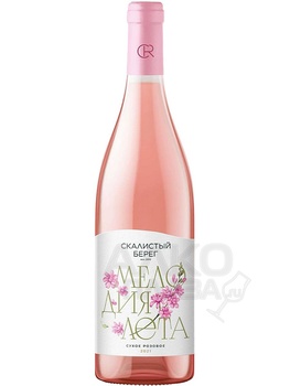 Вино Мелодия лета розовое сухое 0.75 л