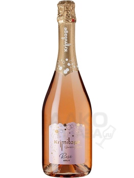 Игристое вино Кримитаж Розе Брют 0.75 л розовое брют