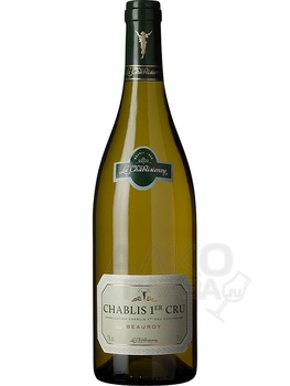 Chablis Premier Cru AOC Beauroy - вино Шабли Премьер Крю АОС Боруа белое сухое 0.75 л