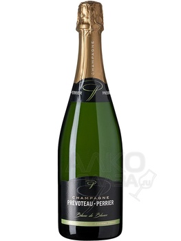 Prevoteau-Perrier Blanc de Blancs Brut - игристое вино Превото-Перье Блан де Блан Брют белое 0.75 л