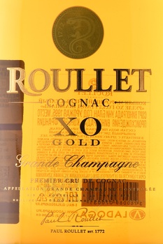 Roullet Grande Champagne XO Gold - коньяк Рулле ХО Голд Гранд Шампань 0.7 л