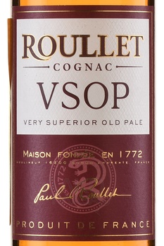 Roullet VSOP Grande Champagne - коньяк Рулле VSOP Гранд Шампань 0.5 л в п/у
