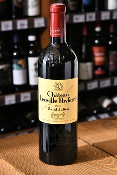 Chateau Leoville Poyferre Grand Cru Classe Saint-Julien - вино Шато Леовиль Пуаффере Гран Крю Классе Сен-Жюльен 0.75 л красное сухое
