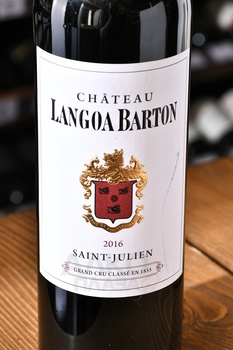 Chateau Langoa-Barton - вино Шато Лангоа Бартон 0.75 л красное сухое