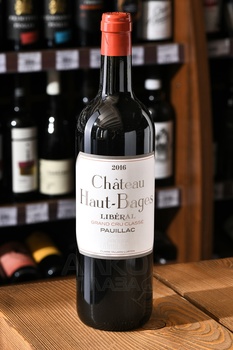 Chateau Haut-Bages Liberal Grand Cru Classe Pauillac - вино Шато о Баж Либераль Гран Крю Классе Пойяк 2016 год 0.75 л красное сухое
