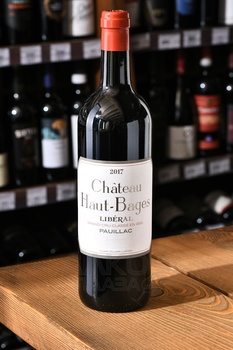 Chateau Haut-Bages Liberal Grand Cru Classe Pauillac - вино Шато О-Баж Либераль Гран Крю Классе Пойяк 2017 год 0.75 л красное сухое