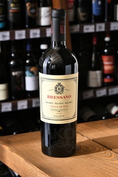 Bressano Malbec Malbec Malbec - вино Брессано Мальбек Мальбек Мальбек 2019 год 0.75 л красное сухое