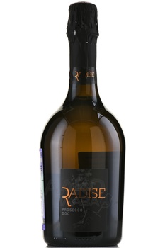 Radise Prosecco DOC - вино игристое Радизе Просекко 0.75 л белое экстра драй