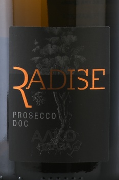 Radise Prosecco DOC - вино игристое Радизе Просекко 0.75 л белое экстра драй