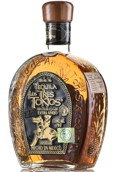 Los Tres Tonos Extra Anejo - текила Лос Трес Тонос Экстра Аньехо 0.7 л